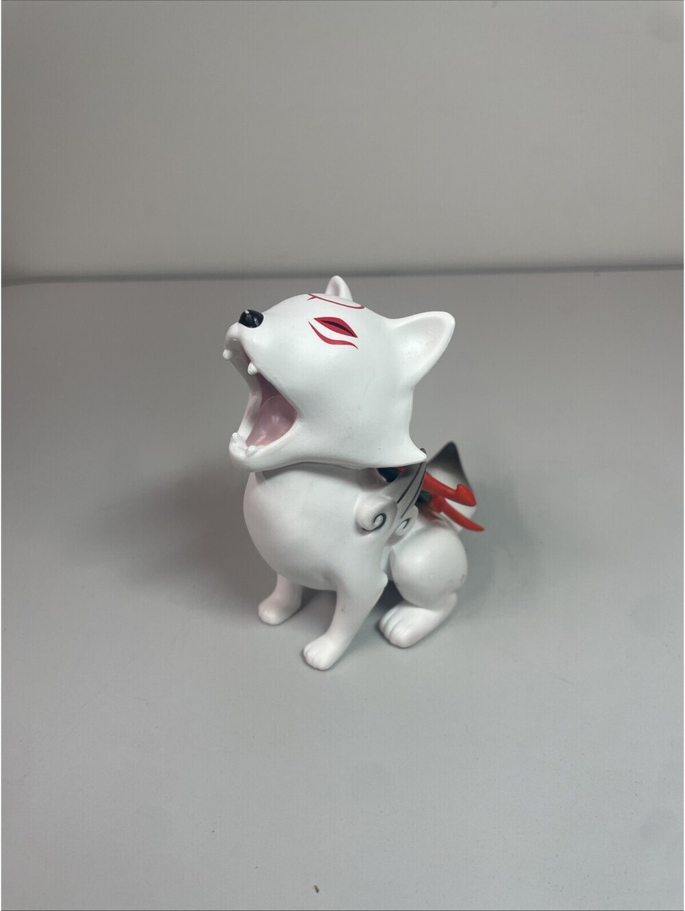 Okamiden Chibiterasu VERY RARE Wolf Vinyl Figure Exclusive Okami Den